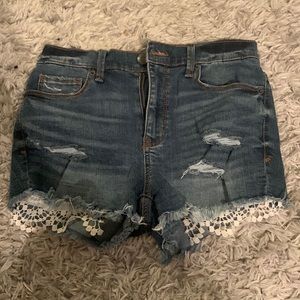 Blue jean shorts size 3
